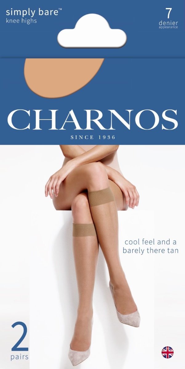 Picture of Charnos 2 Pair Pack Simply Bare Knee Highs