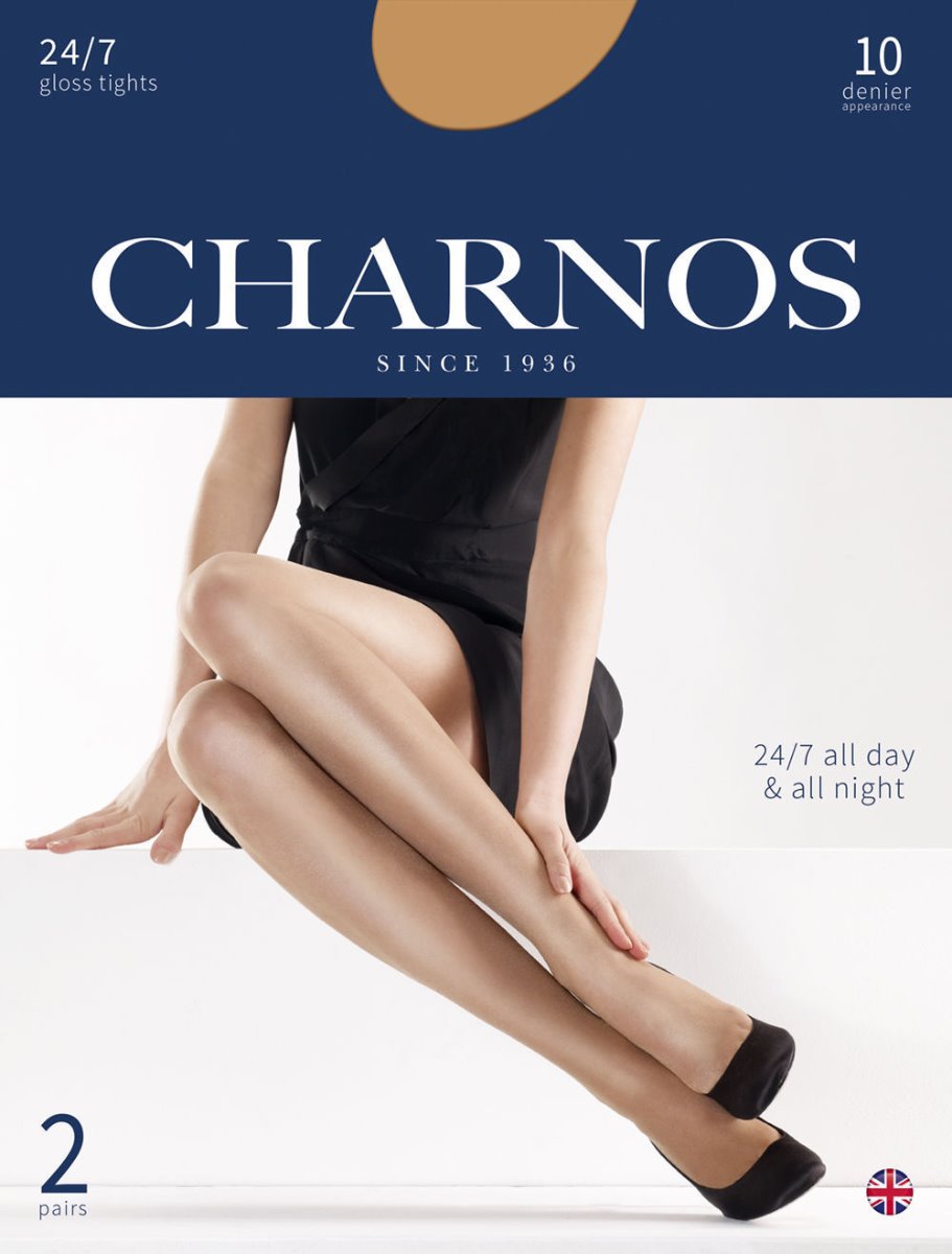 Picture of Charnos 24/7 2 Pair Pack 10 Denier Sheer Gloss Tights 