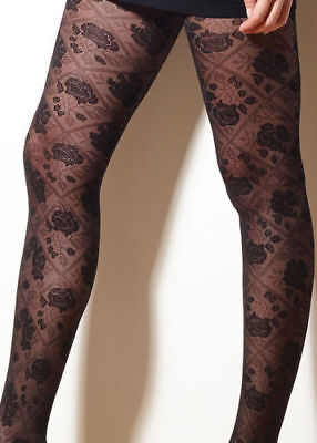 Picture of Charnos Floral Opaque Tights