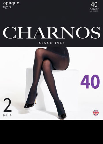 Picture of Charnos Matt Opaque 40 Denier Tights 2 Pair Pack