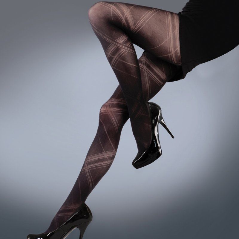 Picture of Silky Criss Cross Opaque Tights