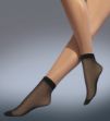 Picture of Silky Fishnet Ankle High Socks