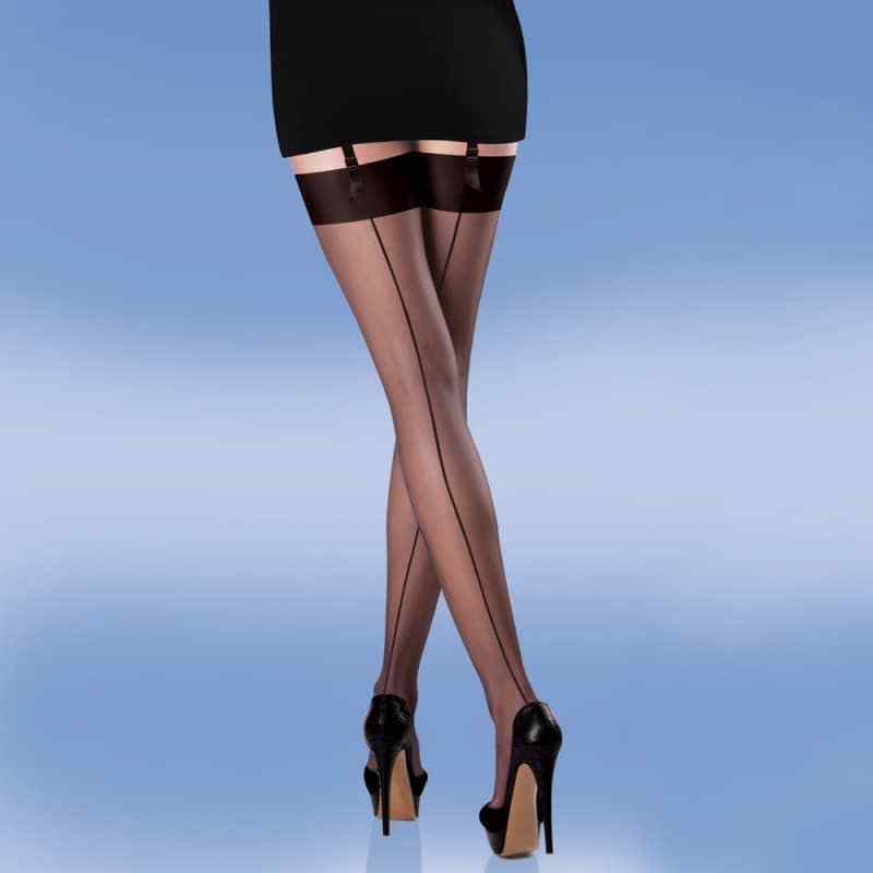 Picture of Silky Smooth Knit Seamer Stockings