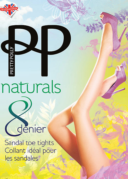 Picture of Pretty Polly Naturals Sandal Toe Tights