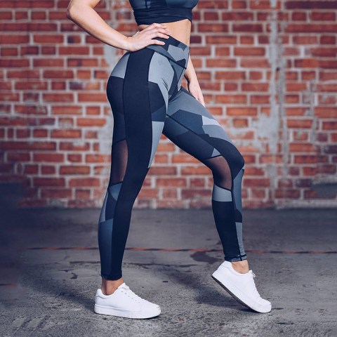 Picture of Women's Printed Leggings Sports Gym Yoga Workout High Waist Running Leggings