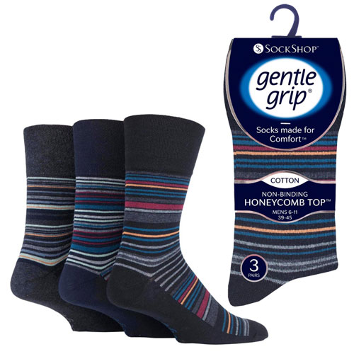 Picture of SockShop  Mens gentle grip socks cont emsemble