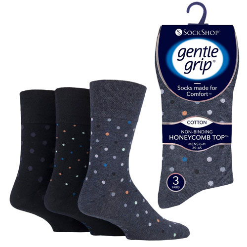 Picture of SockShop Mens gentle grip socks modern sphere