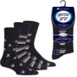 Picture of SockShop Mens gentle grip socks retro rhythm