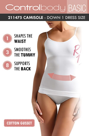 Picture of Control Body 211475 Shaping Camisole Bianco