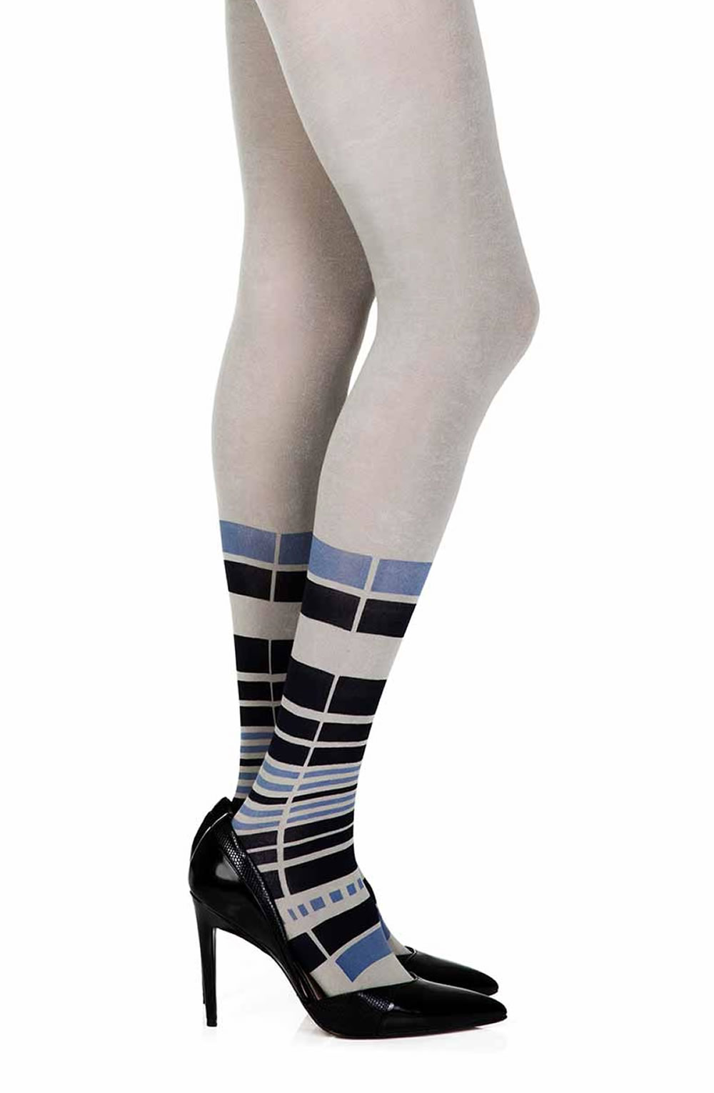 Picture of Zohara "It's Britney" Grey Print Tights