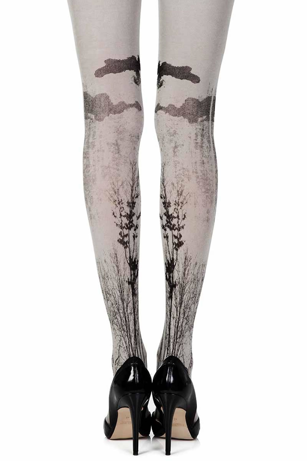 Picture of Zohara "Into The Wild" Grey Print Tights