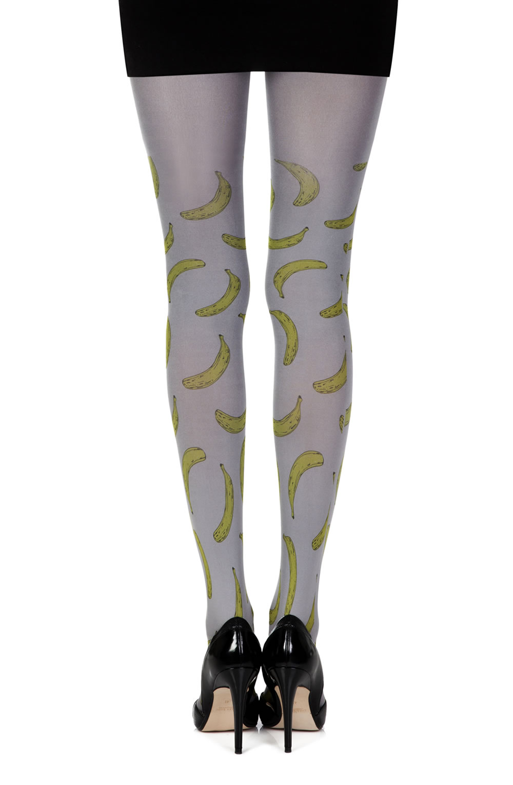 Picture of Zohara "Going Bananas" Grey Print Tights