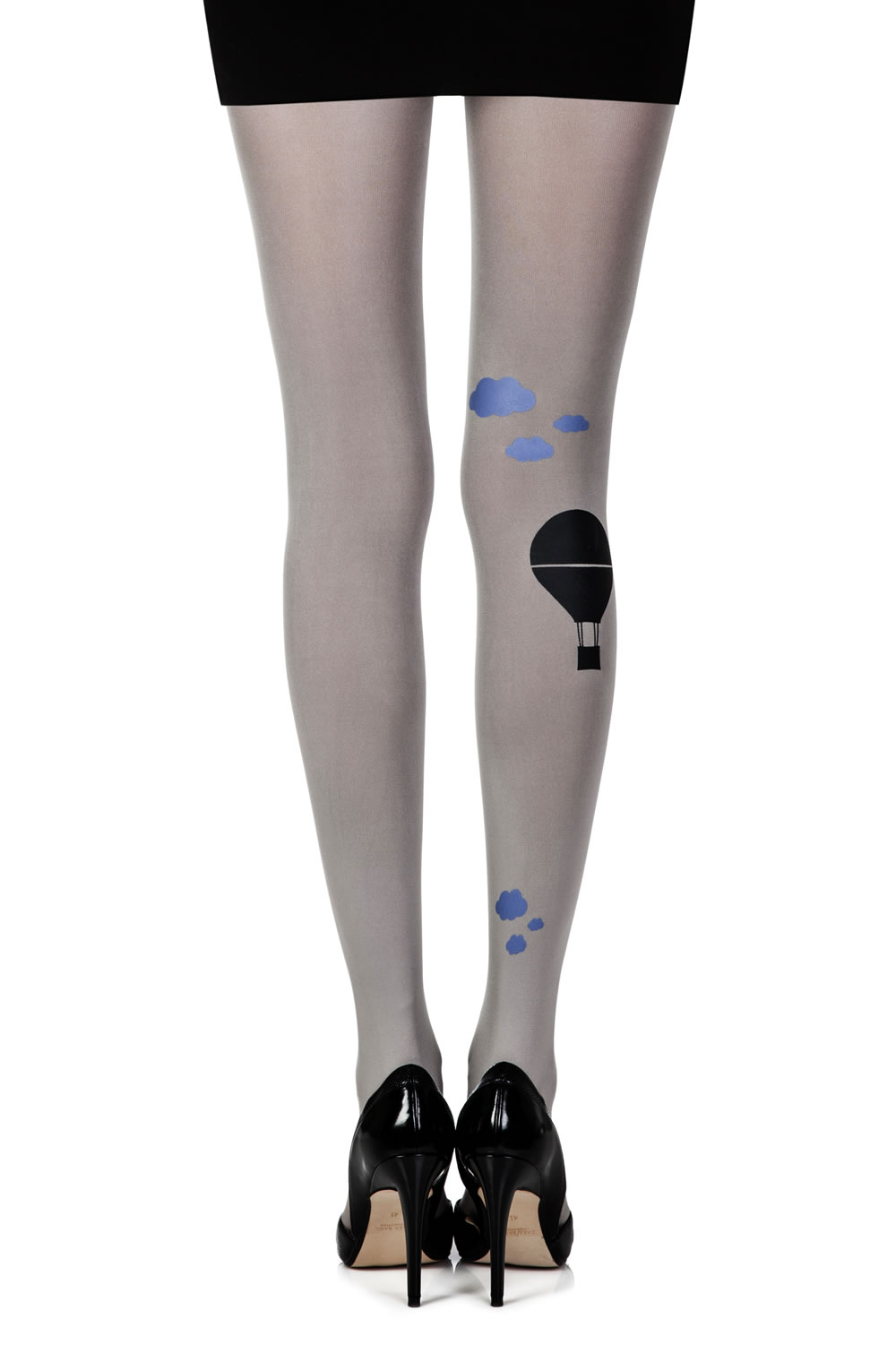 Picture of Zohara "Hot Air Balloon" Grey Print Tights