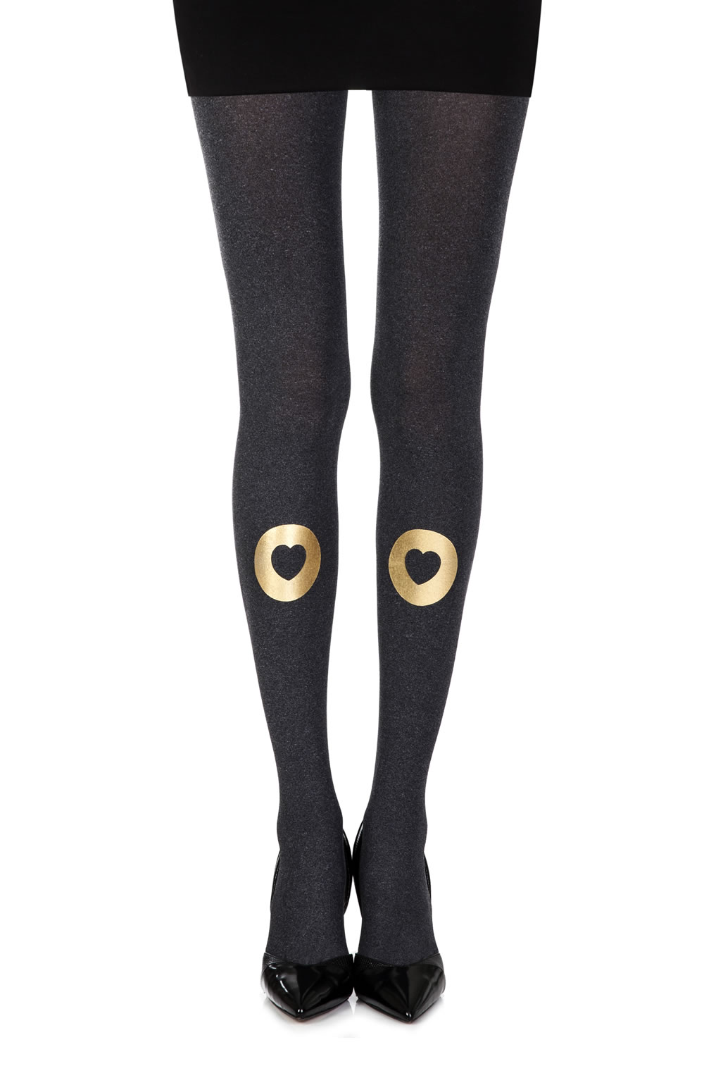 Picture of Zohara "Into My Heart" Grey Print Tights