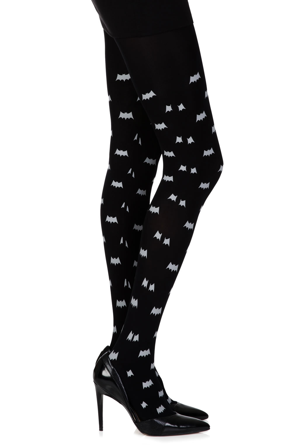 Picture of Zohara "Super Hero" Black Print Tights