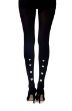 Picture of Zohara Love Me Tender" Black Print Tights"
