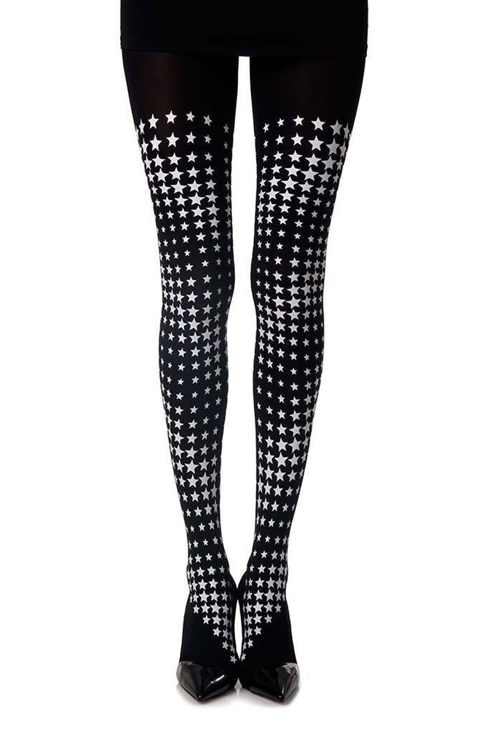 Picture of Zohara Diamonds in the Sky" Print Tights"