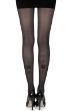 Picture of Zohara "Jewel In The Night" Black Sheer Print Tights