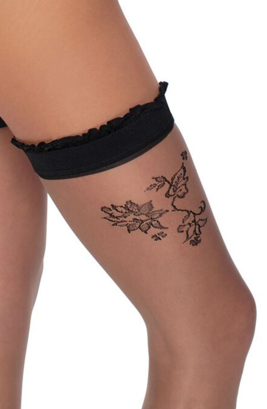 Picture of Roza Mehendi Stockings Black