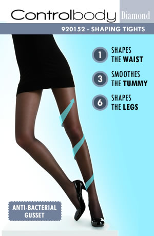 Picture of Control Body 920152D Shaping Tights Nero