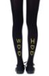 Picture of Zohara "Party In The Back/Front" Black Tights