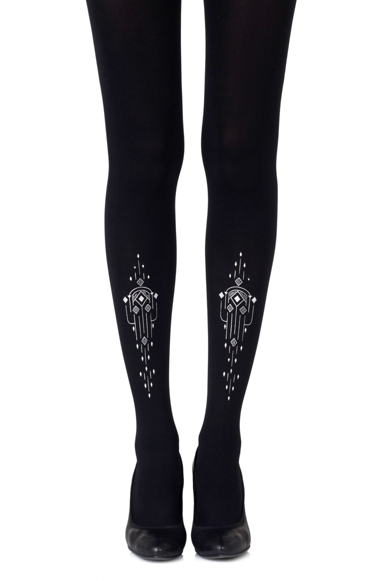 Picture of Zohara "Great Gatsby" Black Tights