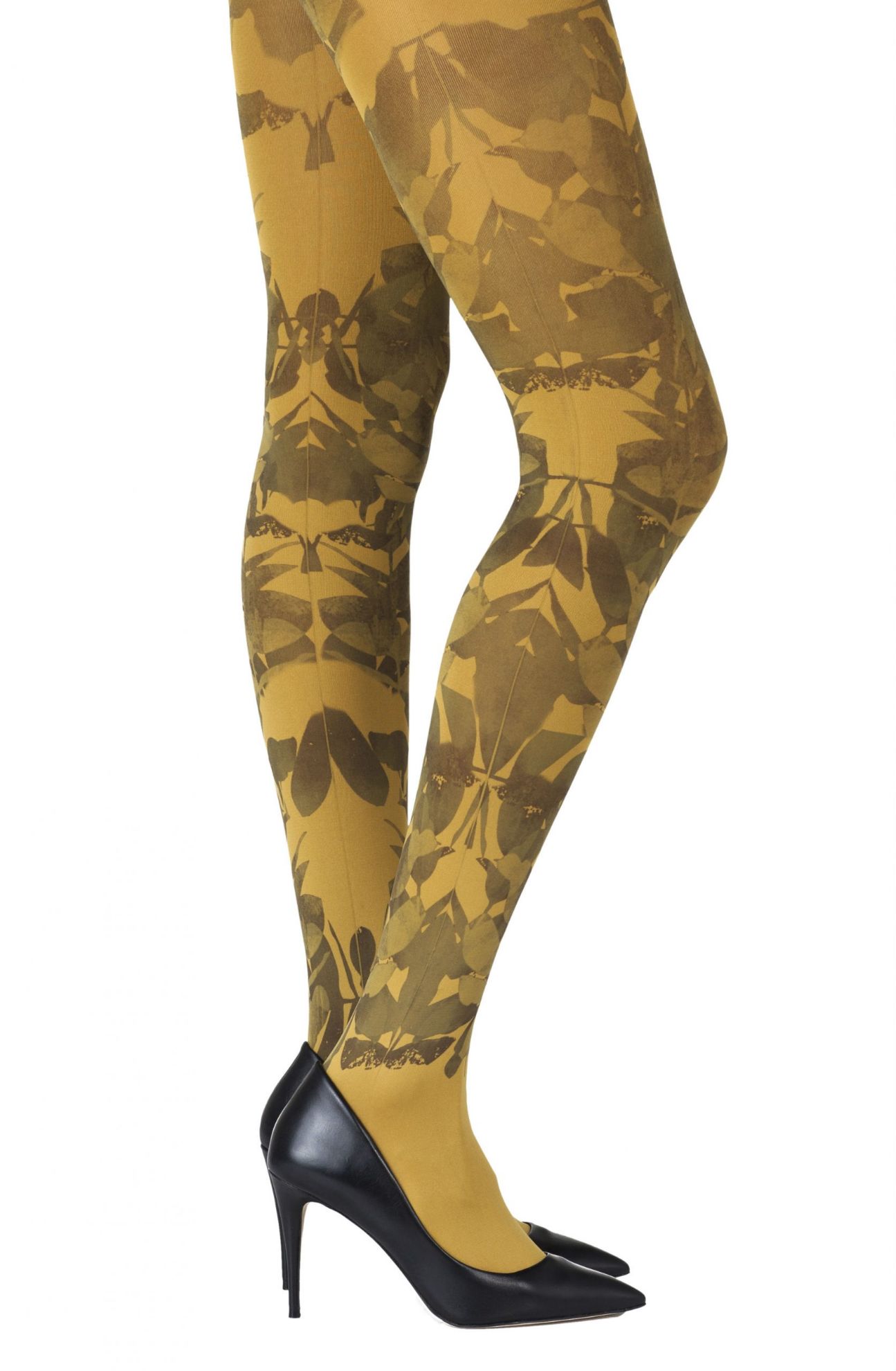 Picture of Zohara "Don't Leave Me" Mustard Tights
