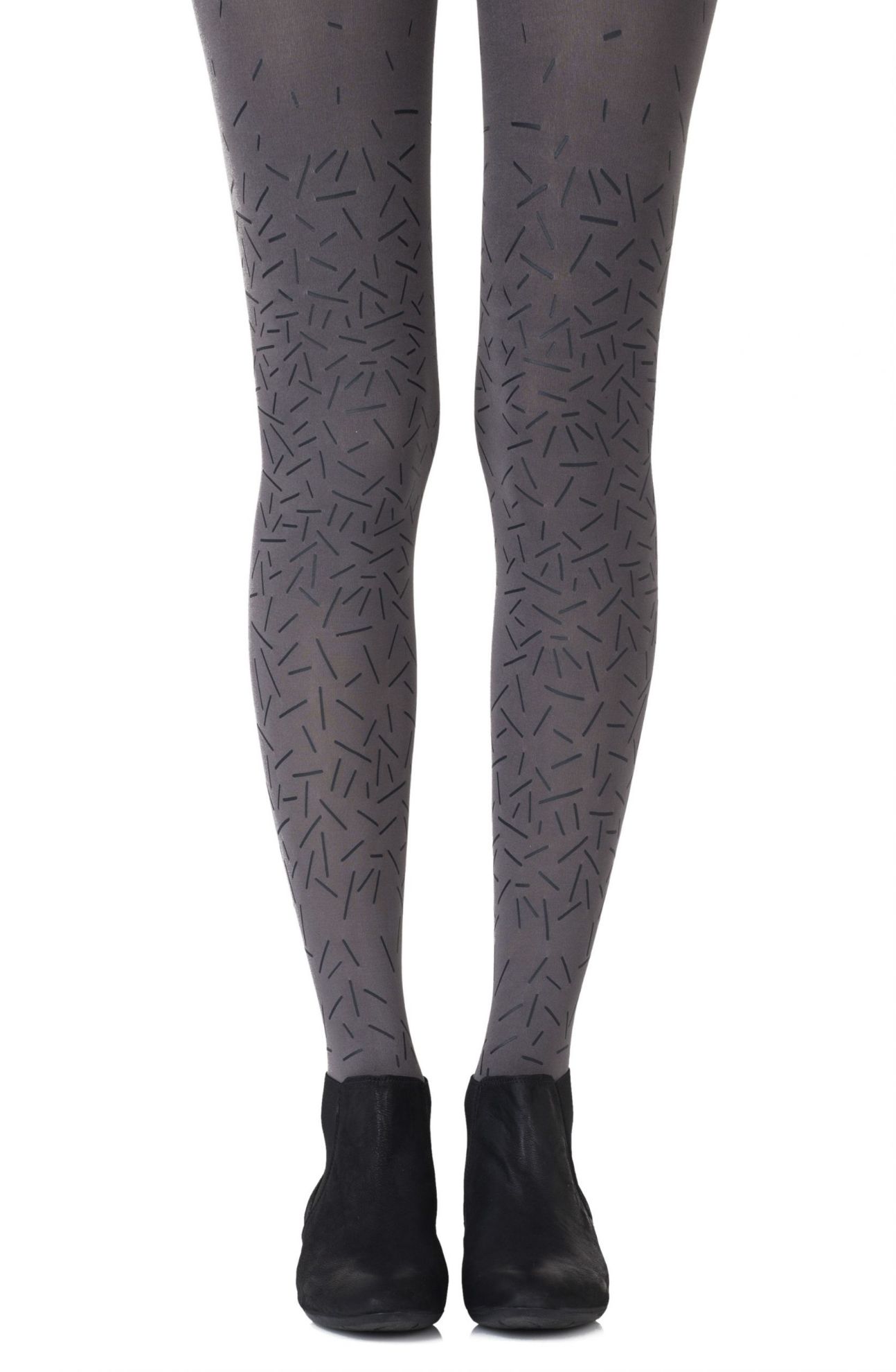 Picture of Zohara "Party Starter" Grey Tights