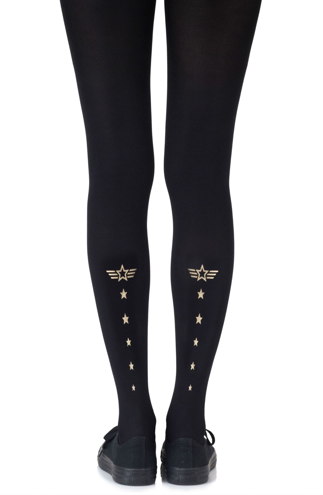 Picture of Zohara "Top Gun" Gold Print Tights