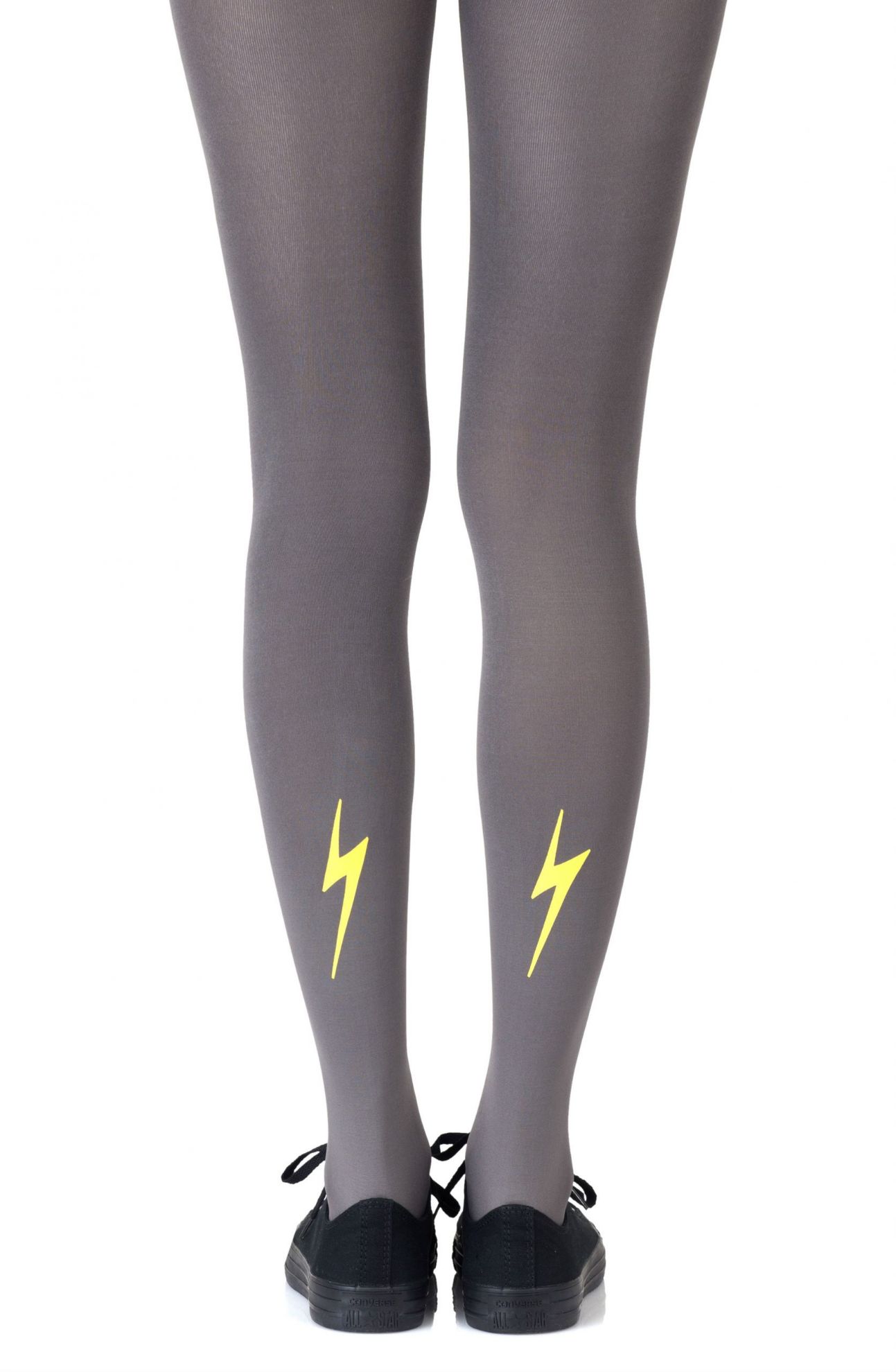 Picture of Zohara "Electric Feel" Yellow Print Tights