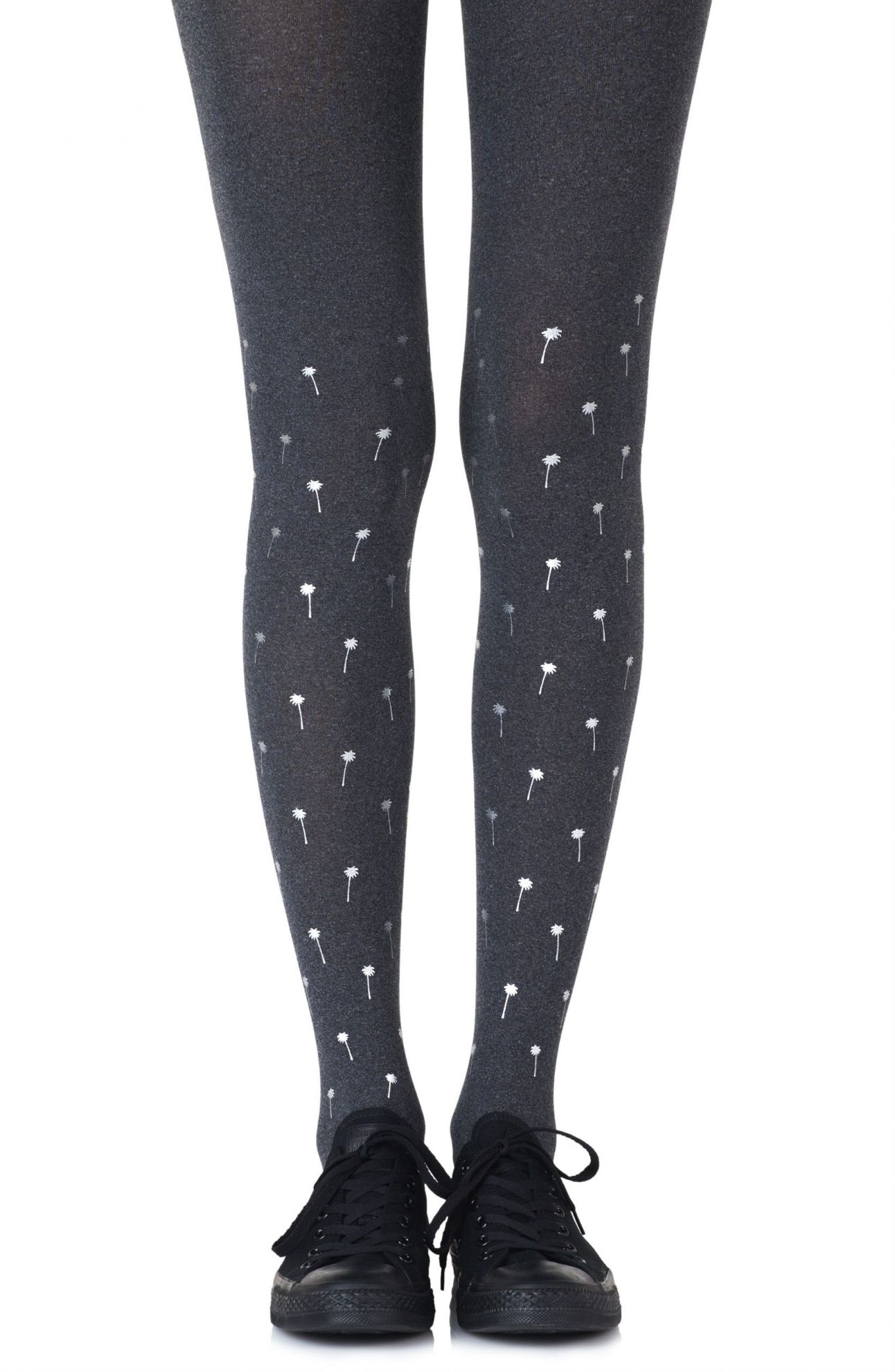 Picture of Zohara "Palm Beach" Heather Grey Tights