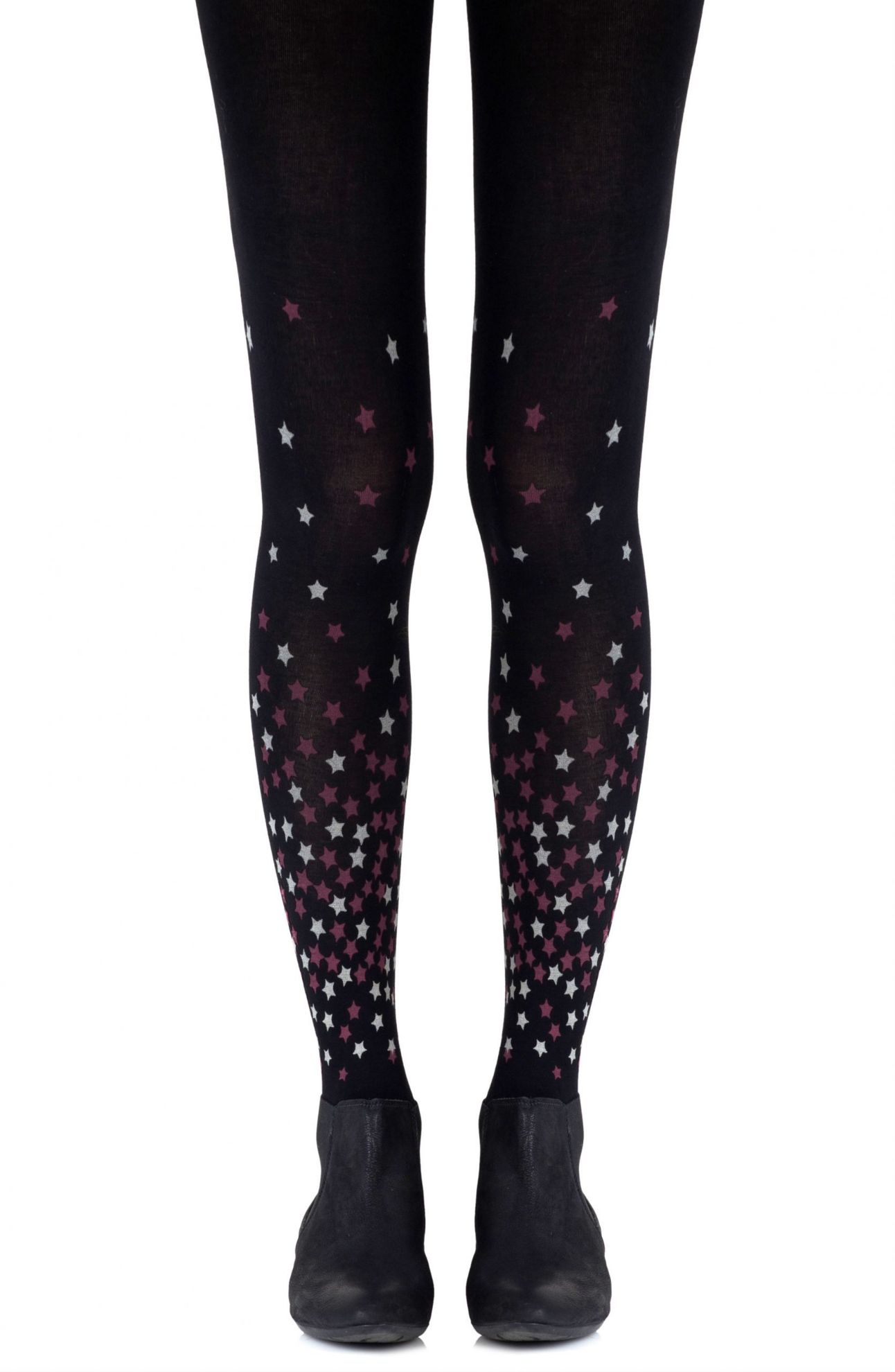 Picture of Zohara "Rise And Shine" Burgundy Tights