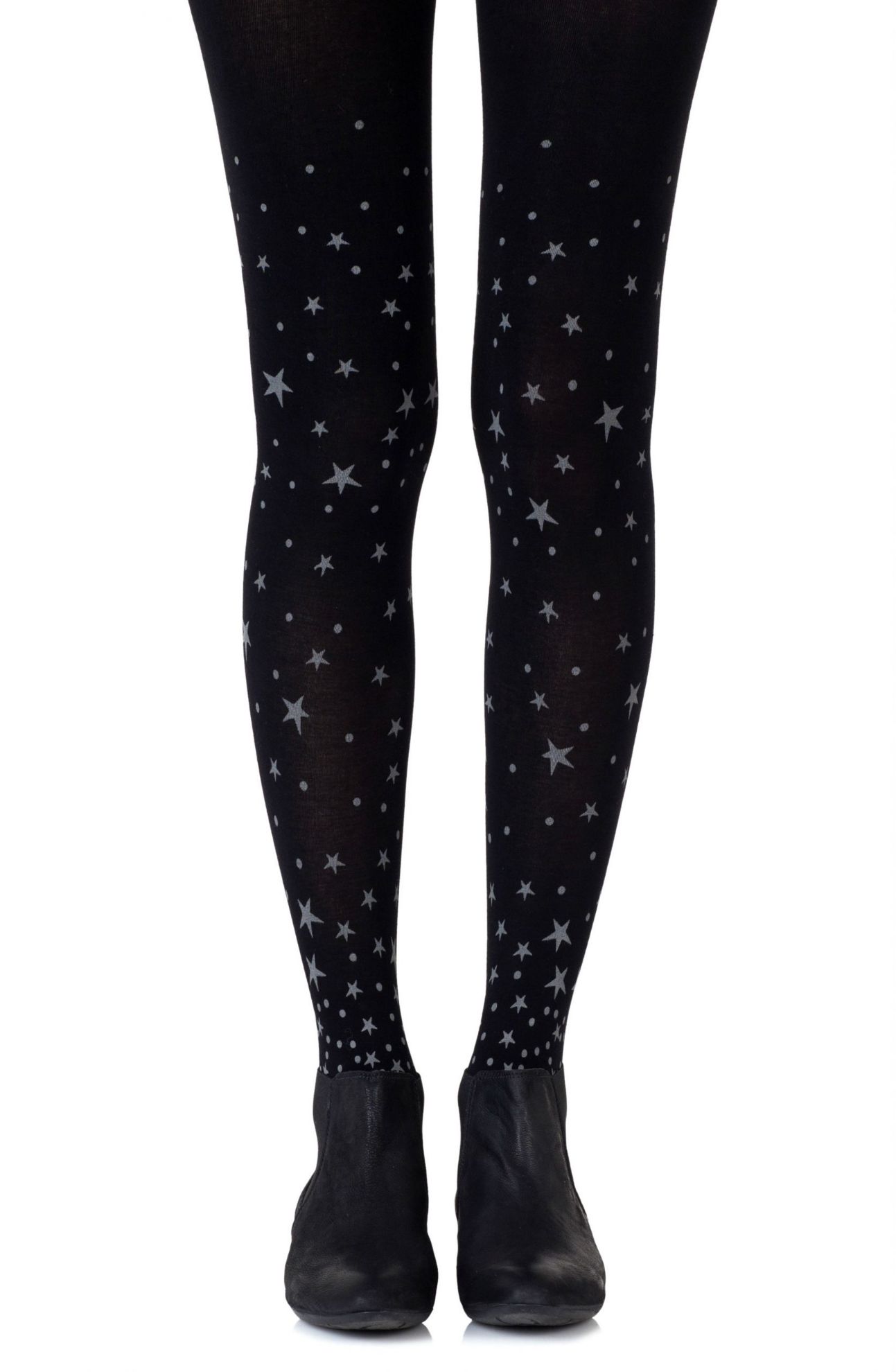 Picture of Zohara "Hollywood Boulevard" Black Tights