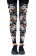Picture of Zohara "Earth Goddess" Grey Orange Footless Tights