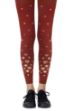 Picture of Zohara "Shell Out" Rust Footless Tights