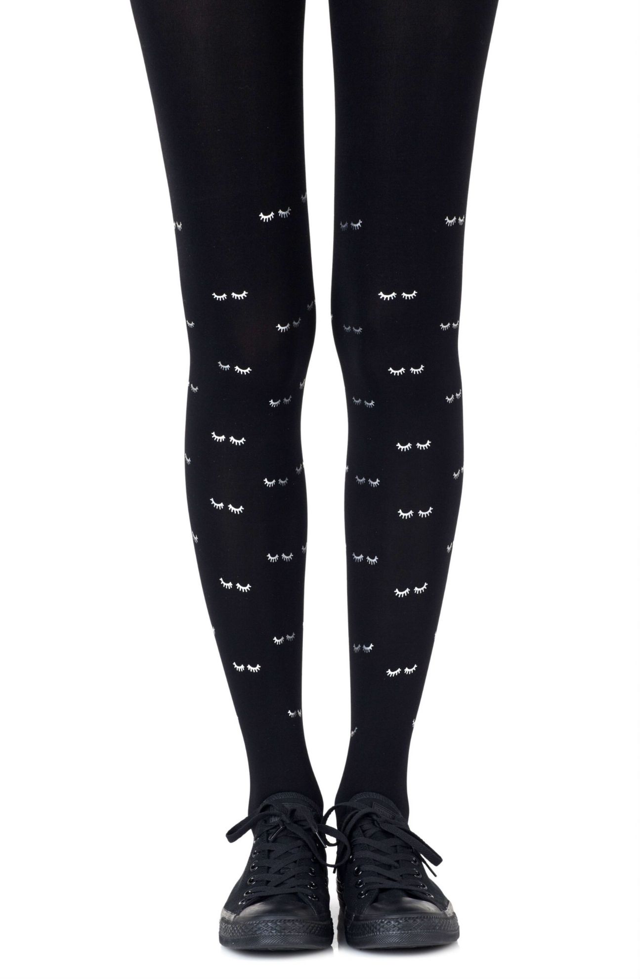 Picture of Zohara "Daydreaming" Silver Print Tights
