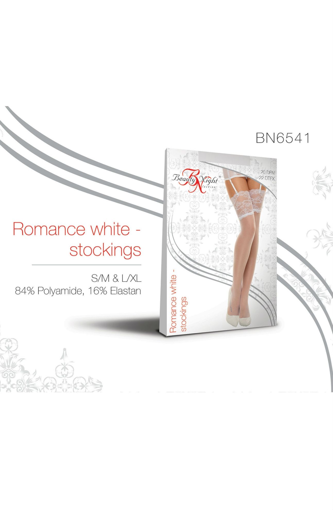 Picture of Romance Stockings White