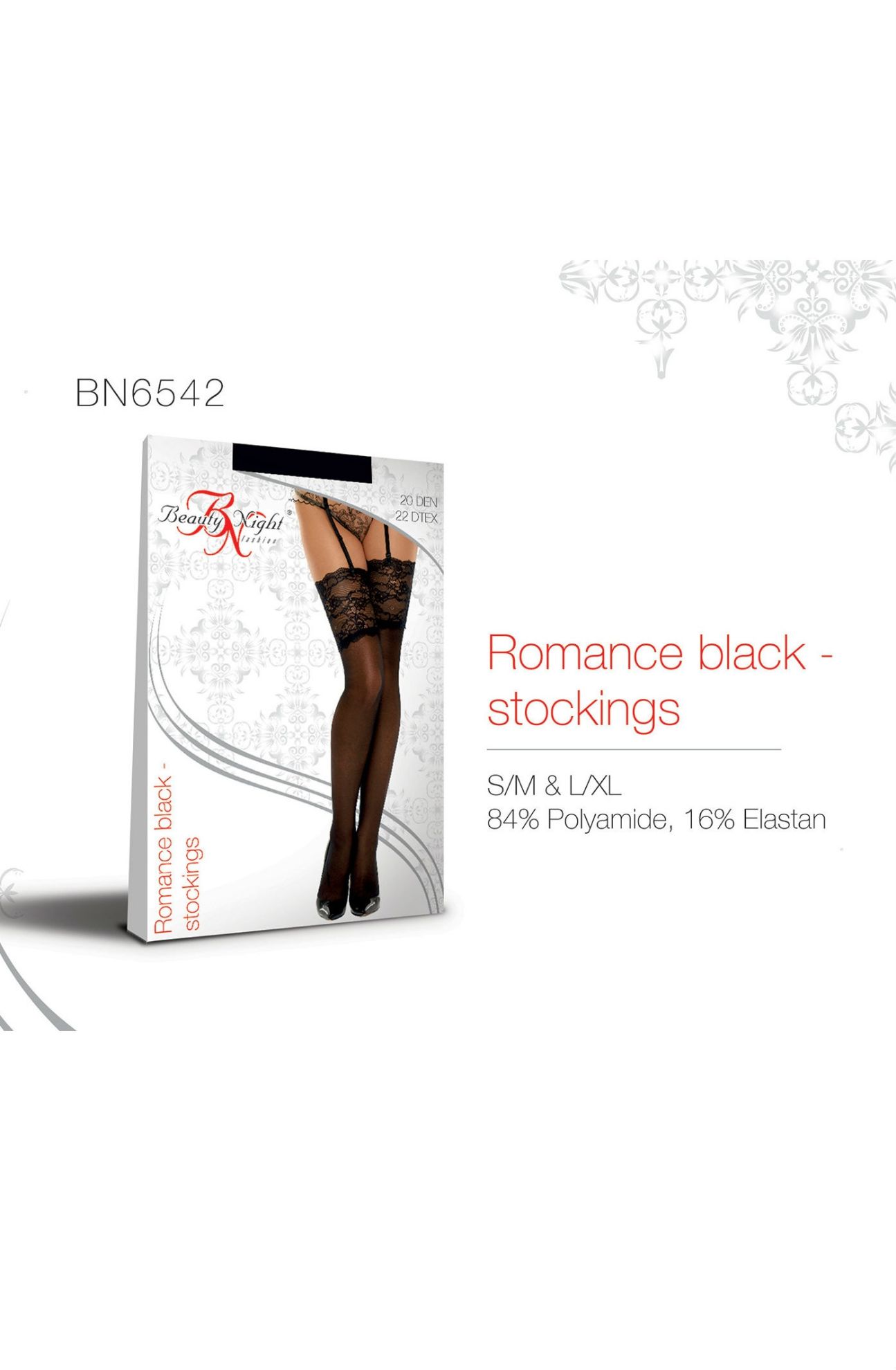 Picture of Romance Stockings Black