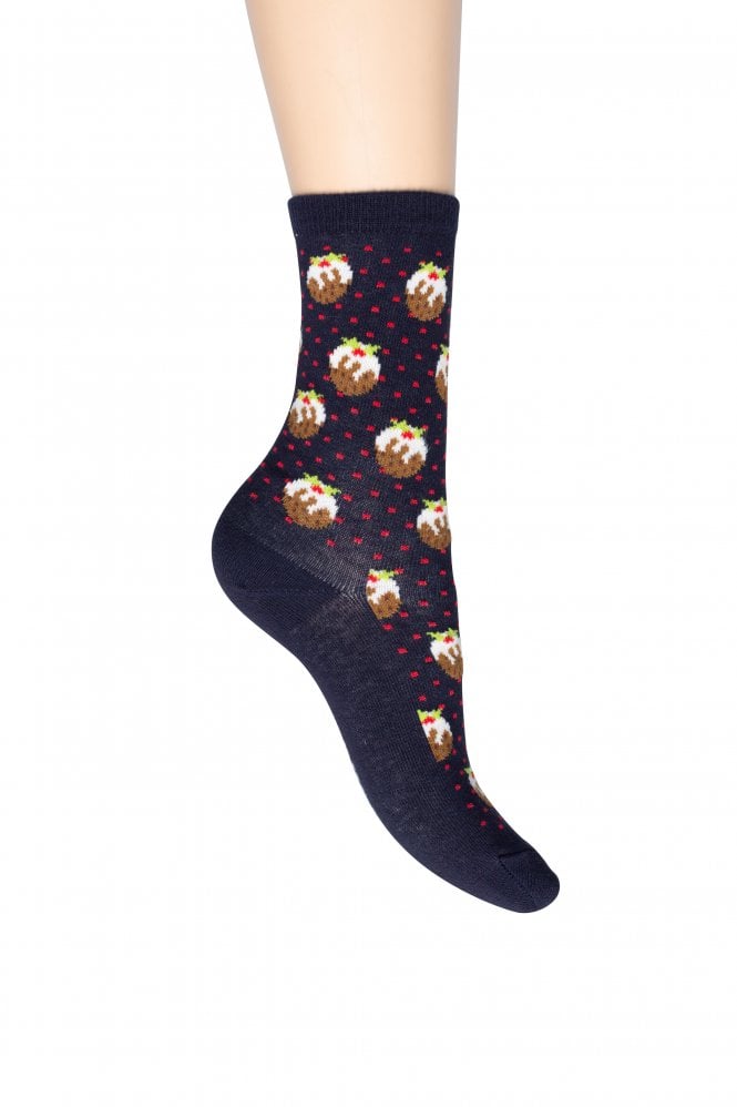 Picture of Charnos Xmas Pudding Socks