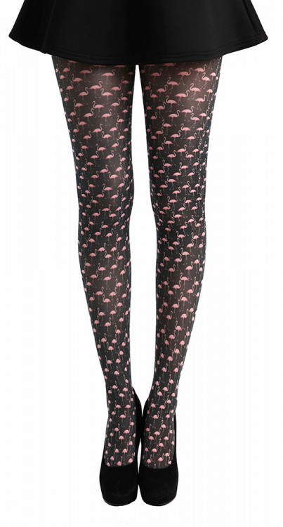 Picture of Pamela Mann Flamingo Printed Tights