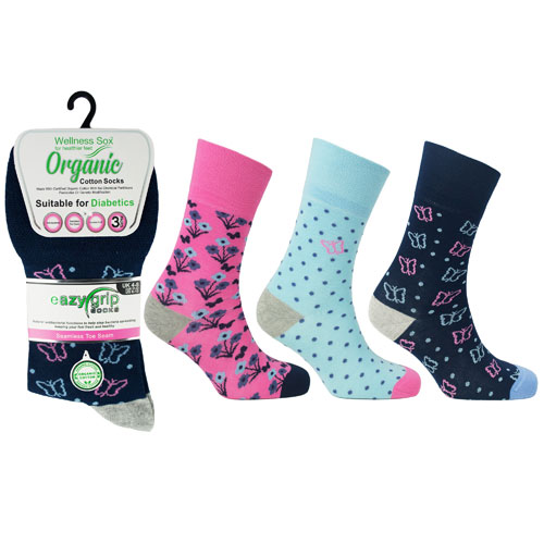Picture of Ladies Wellness Organic Socks Hawaii