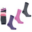 Picture of Ladies 3 Pack Exquisite Thermal Socks Diamond