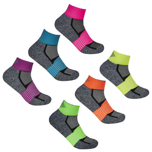 Picture of Ladies Sport Trainer Liners Socks Reflective