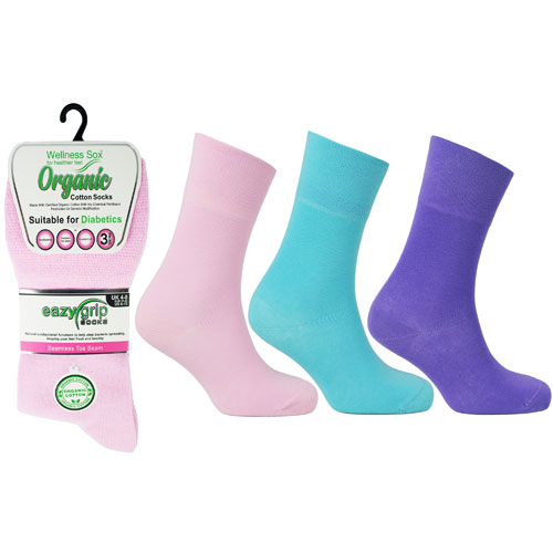 Picture of Ladies Wellness Organic Cotton Socks Toronto