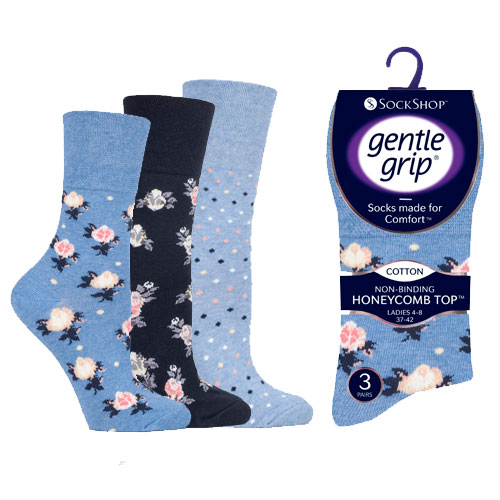 Blossom Gentle Grip Socks